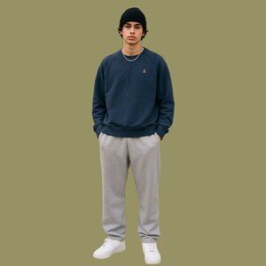 Psycho Bunny Navy Blue Crewneck Sweatshirt | Size 9 (L/XL) | 100% Cotton